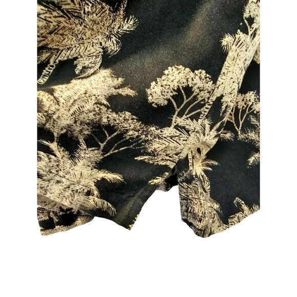 VTG La Cabana Hawaiian Shirt 2XL All Night Long Linen Blend Short Sleeve Mens - Picture 5 of 6